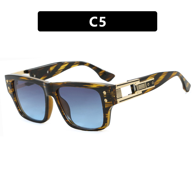 2025 Luxury Street Square Sunglasses Over sized Flat Top Driving Shades Retro Euro UV400 Eye wear for Women Men