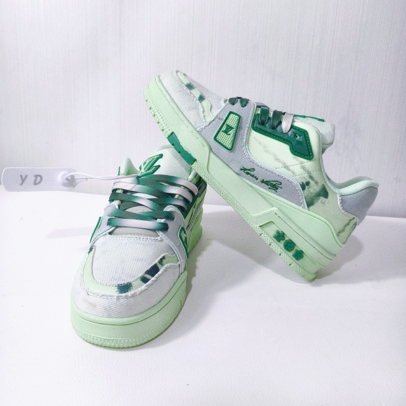 designer shoes 2025 All-match Tie-dye Denim Process Unisex Fashion Sneakers ca