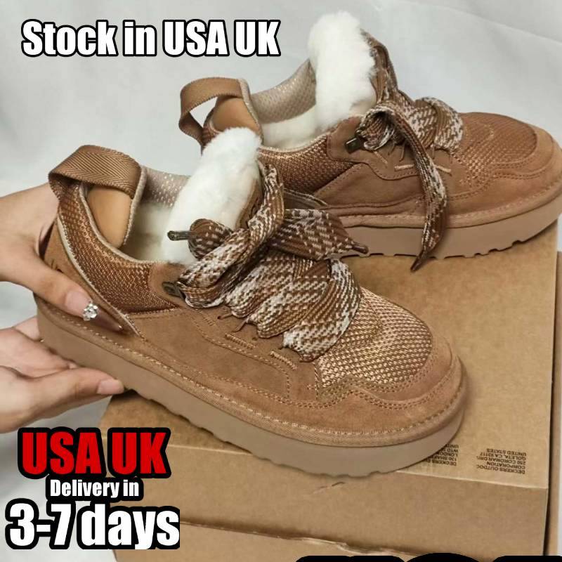 With box lowmel sneakers size 36-44 pumice astromel high cut fur Tazz Tasman Sand Trainer ultraminii Australia snow boots ankle booties mens womens winter shoe