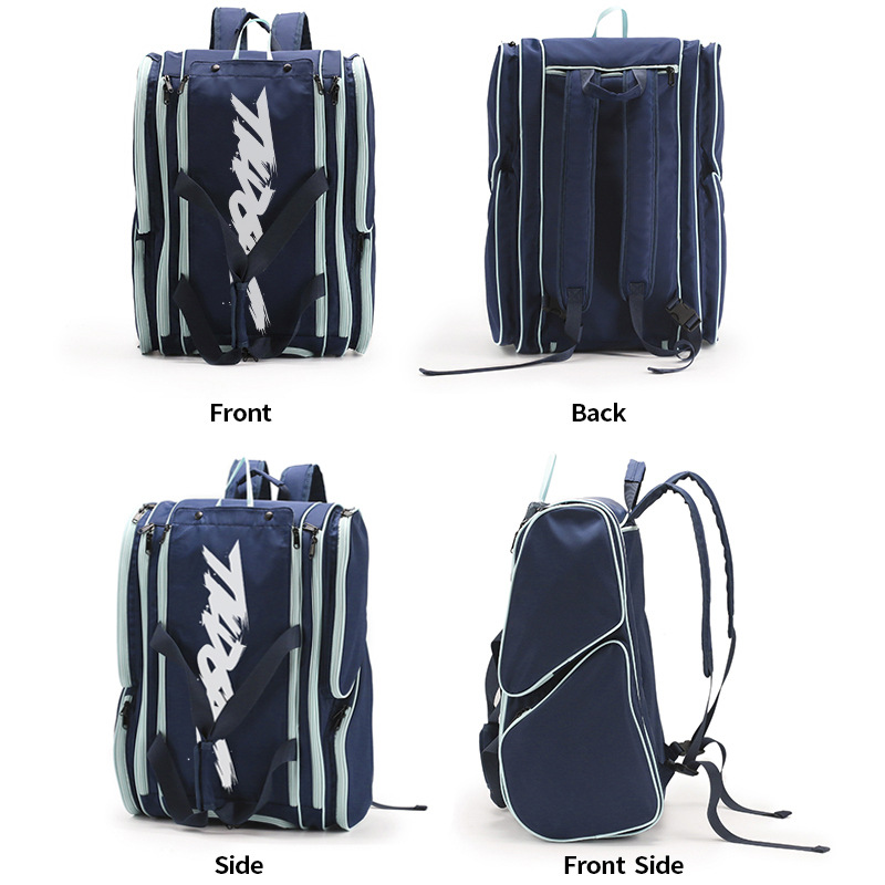 Pickleball Bag - Backpack Duffle Bag for Pickleball Paddles Accessories - Holds 4 Paddles - Includes Fence Hook - Choose from Multiple Colors.