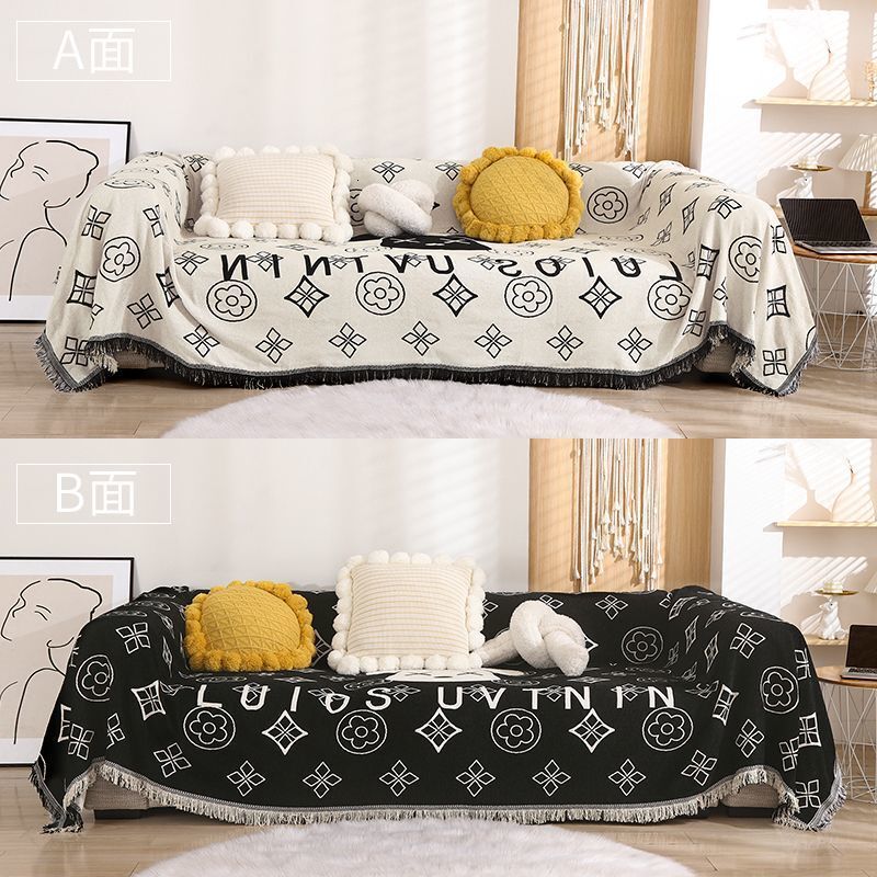 Ins style Cat-Proof Luxury All-Season Universal designer luxcury Throw Full Cover Blanket Sofa Slipcover Dustproof ddmythur