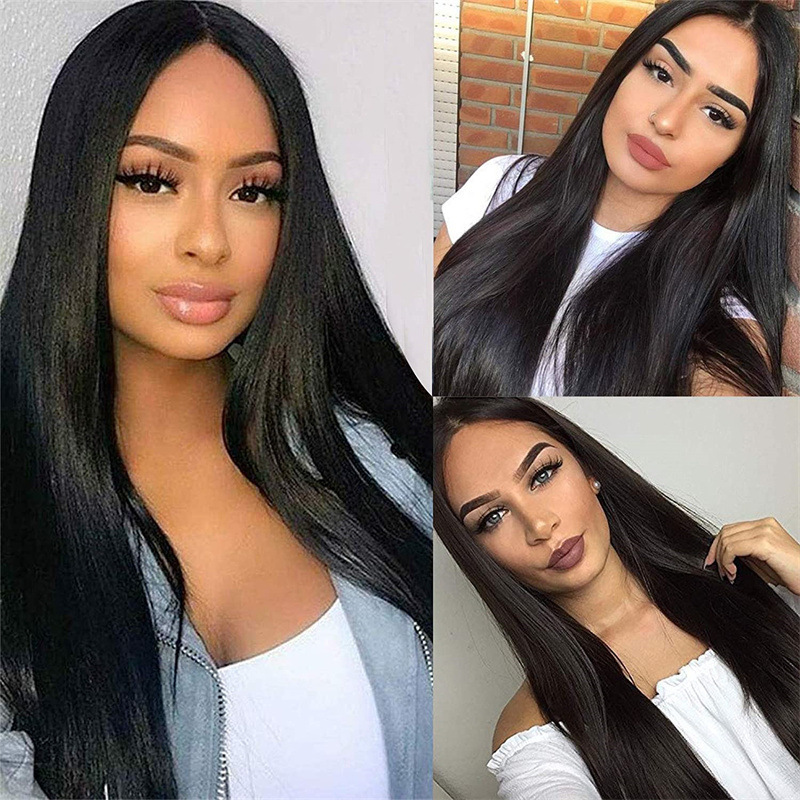 13*4 Lace Front Wigs Straight Wigs with High Quality Synthetic Hair Wigs and Good Texture j18