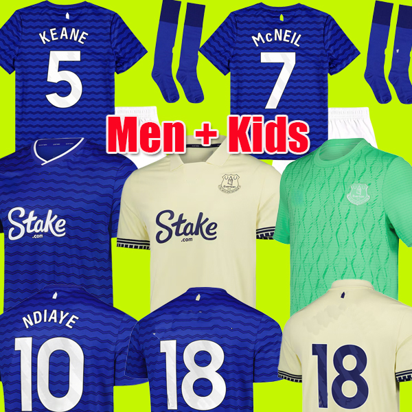 Grealish 25 26 Toffees KEANE soccer jerseys CALVERT LEWIN BETO DIGNE 2025 NKOUNKOU BERNARD PICKFORD EVer Tons men kids kit full set football shirts gk
