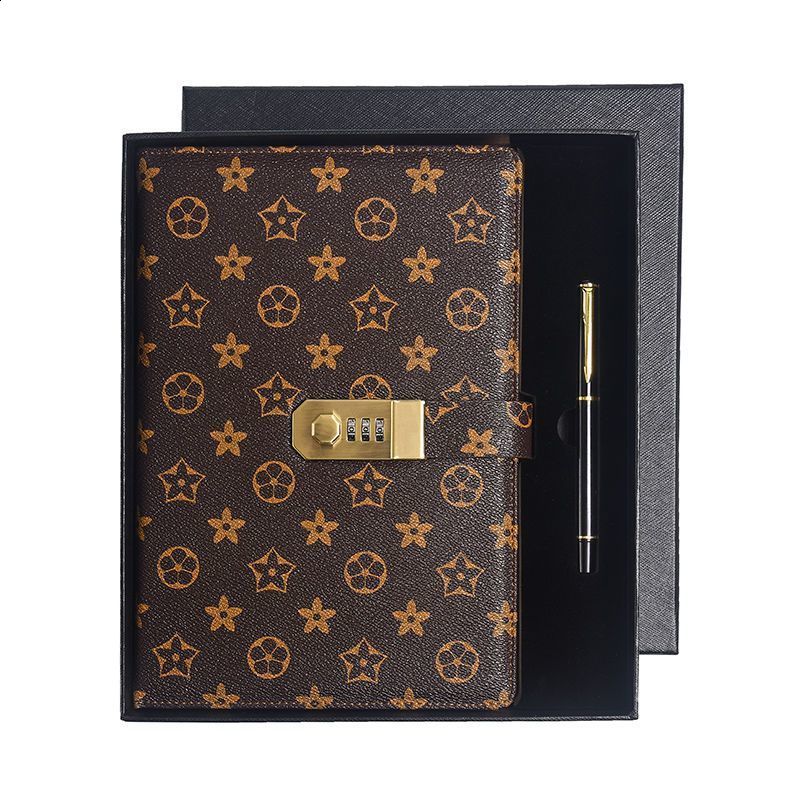 A5A6 Password Book B5 Lockable Notebook Business Office Cute Record Book Study Notebook Journal 250818