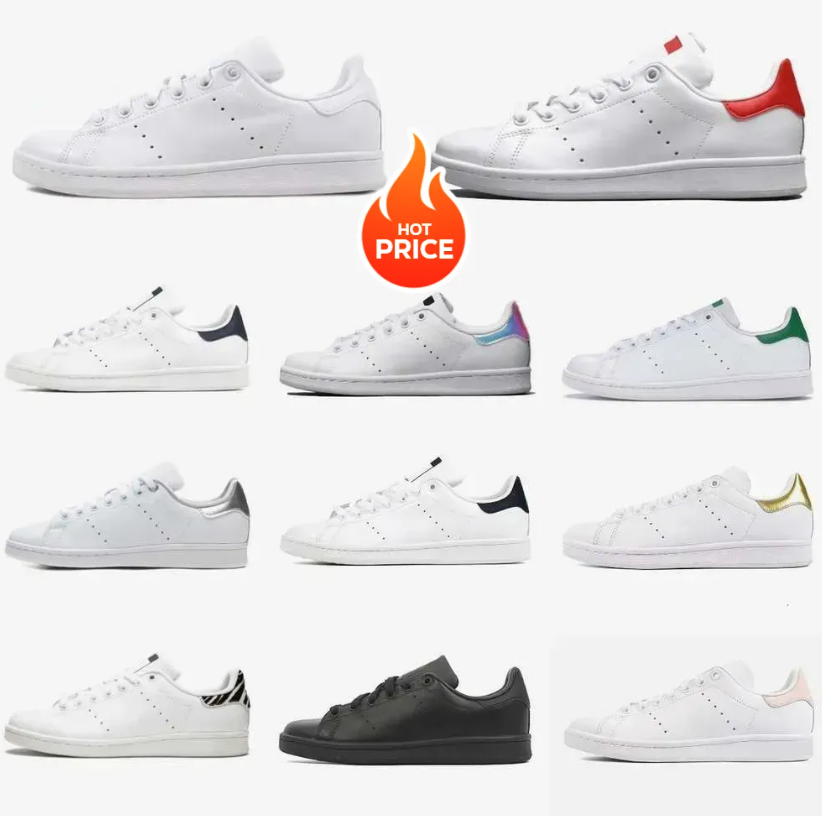 2025 Classic Stan Smith white shoes, casual board shoes, student classic sports shoes, versatile couple shoes, fashionable and trendy men's and women's board shoes