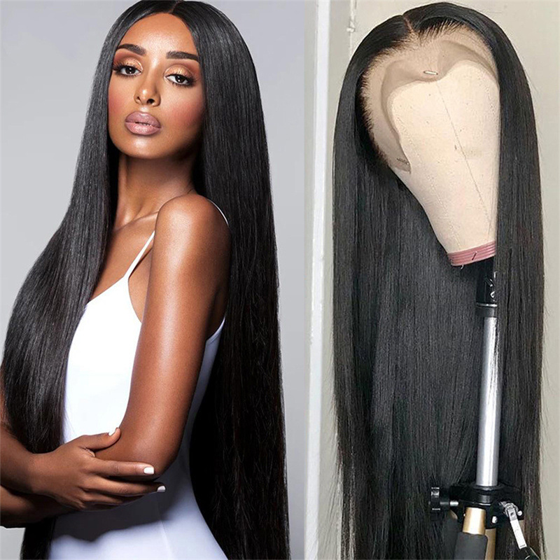 13*4 Lace Front Wigs Straight Wigs with High Quality Synthetic Hair Wigs and Good Texture j18