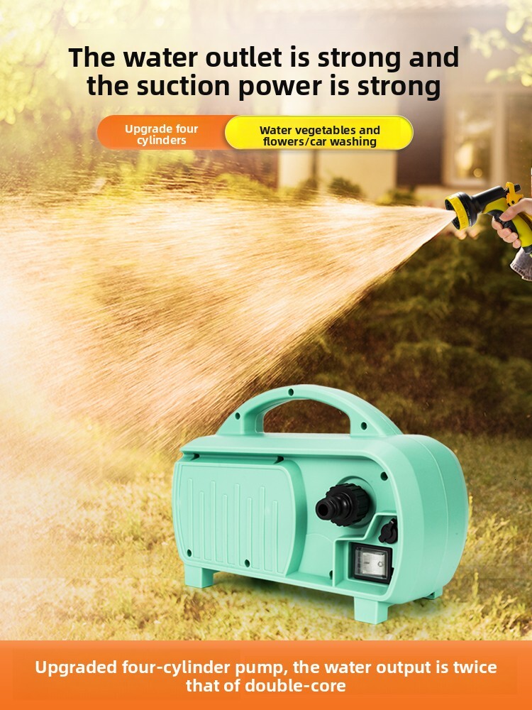 Electric Plant Watering Device Rechargeable Water Pump for Garden Irrigation Home Use
