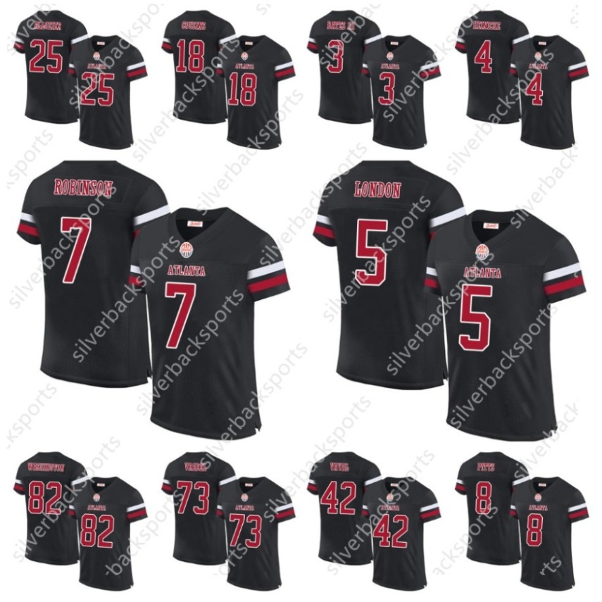 Wholesale Custom Football Jersey 9 Michael Penix Jr 2 Matt Ryan 5 Drake London 7 Robinson Demone Harris Cordarrelle Patterson Team Football Jerseys