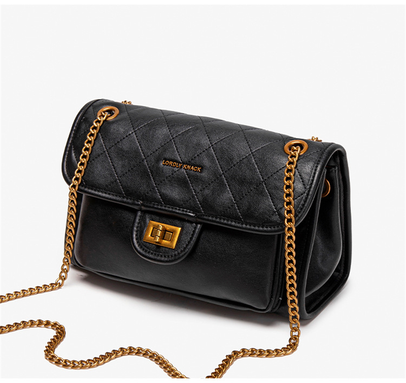 LORDLY KNACK designer bag light luxury genuine soft leather flap bag star casual high-quality vintage shoulder bag for woman