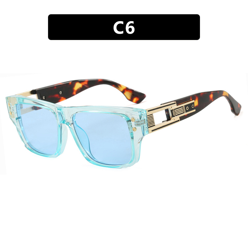 2025 Luxury Street Square Sunglasses Over sized Flat Top Driving Shades Retro Euro UV400 Eye wear for Women Men