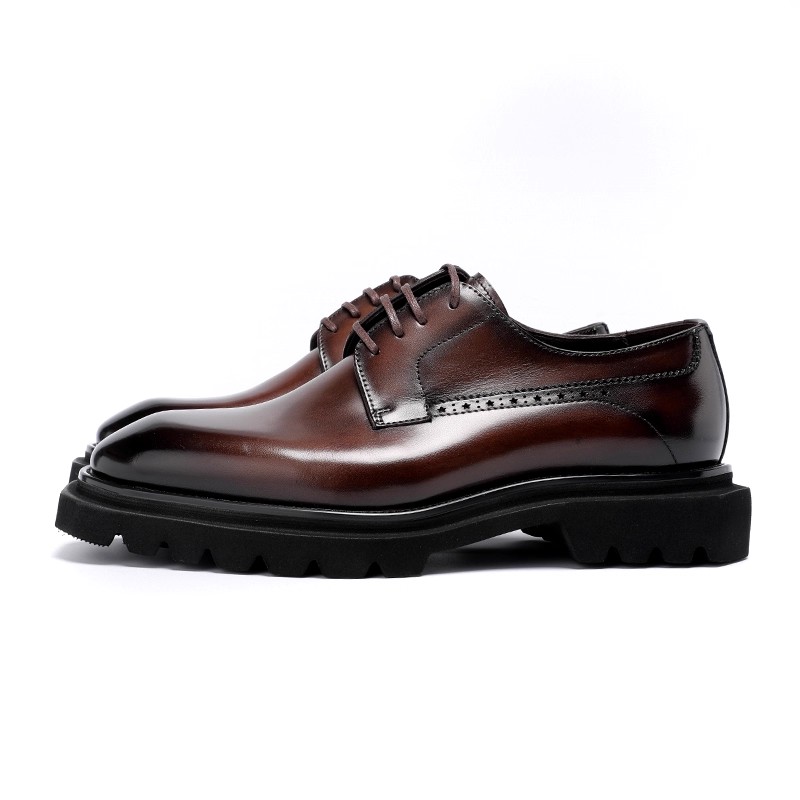 Men's shoes, high-end wedding shoes, lace-up, for weddings, made of cowhide, suitable for workwear, European sizing