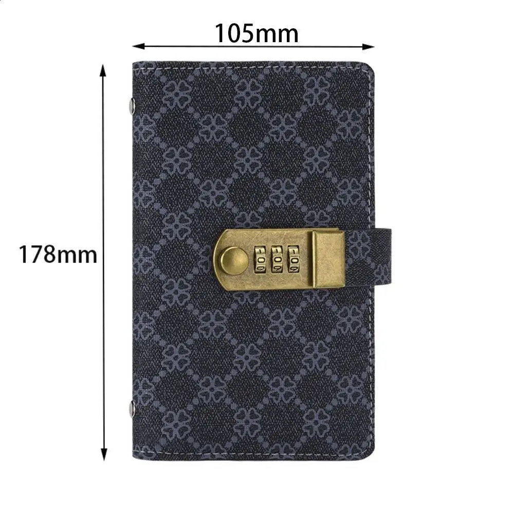 With Password Lock 100 Envelopes Money Saving Challenge PU Save Money Collection Book Portable Large Capacity 250818