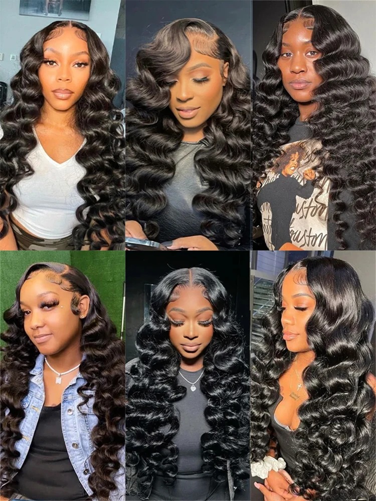 Wave wig Lace Front Human Hair Wig 30 40 Inches Brazilian Water Deep Wave 13x4 HD Lace Frontal Wig Curly Wigs For Women