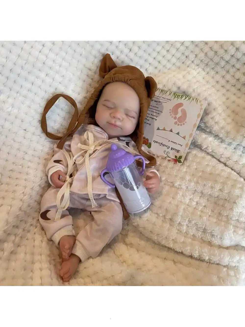 13 Inch Loulou! 3D Painted Able Pascale Solid Silicone Reborn Baby Doll - Newborn Doll Available as Girl or Boy W250818