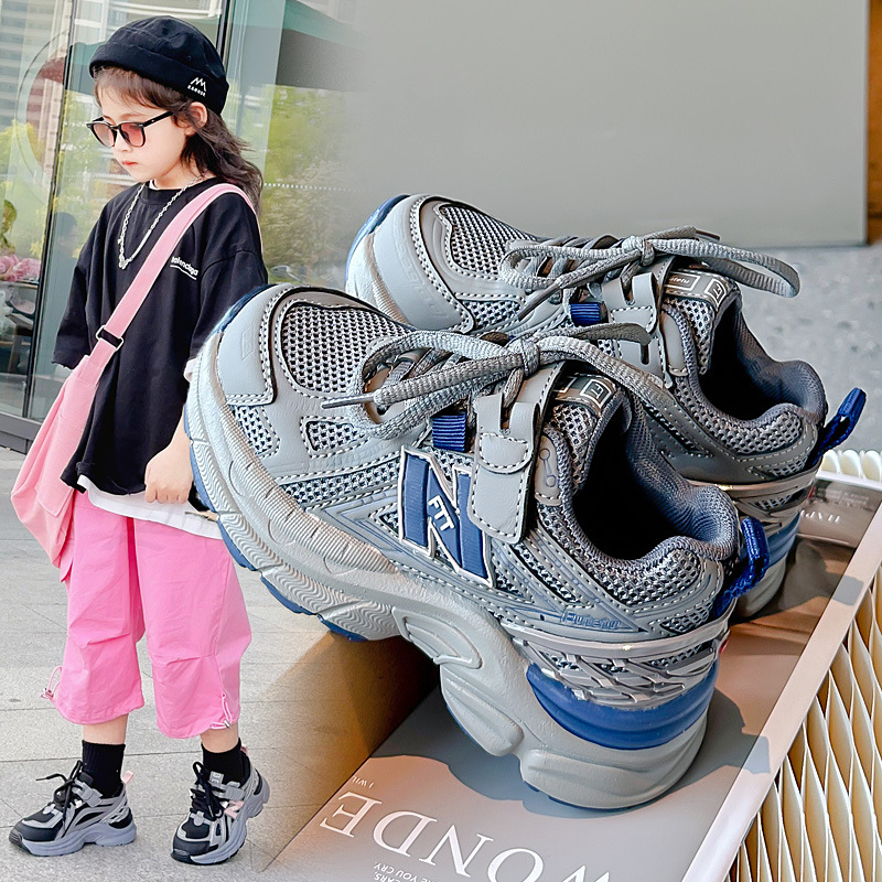 Designer children sports shoes new girls dad shoes dad shoes in the big children leisure boys shoes
