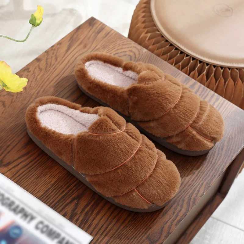 Fluffy Wens Slippers He Winter Casual Designer Wan Shoes Flat Plush Warm Indoor Elegant Fuzzy Fur Slides Fion Y250818