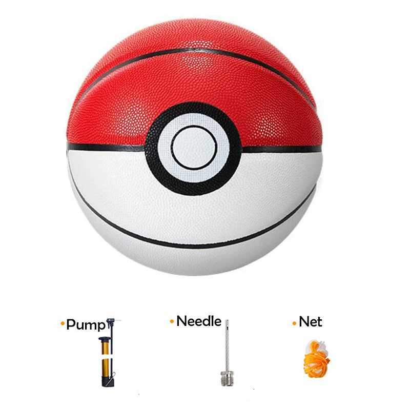 igh Quality White Red PU Basketball Official Size sh Professional Basketball with h Layers Outdoor Indoor Durable Ball W250818