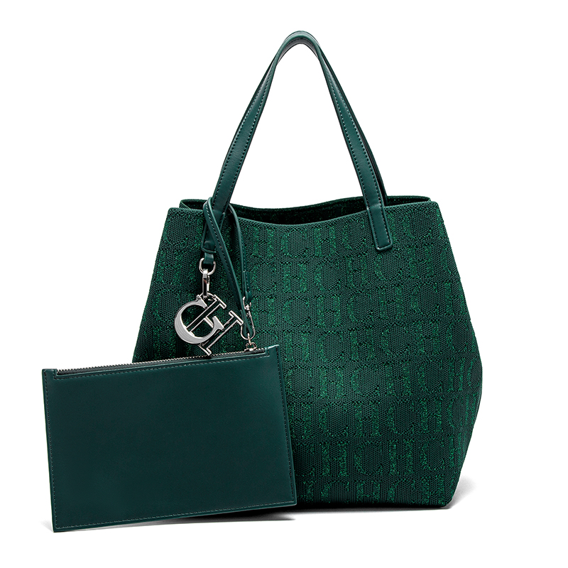 Large Capacity Letter Design Small Card Bag Accessories Handbag Fashion New Solid Color Women's Bucket Bag