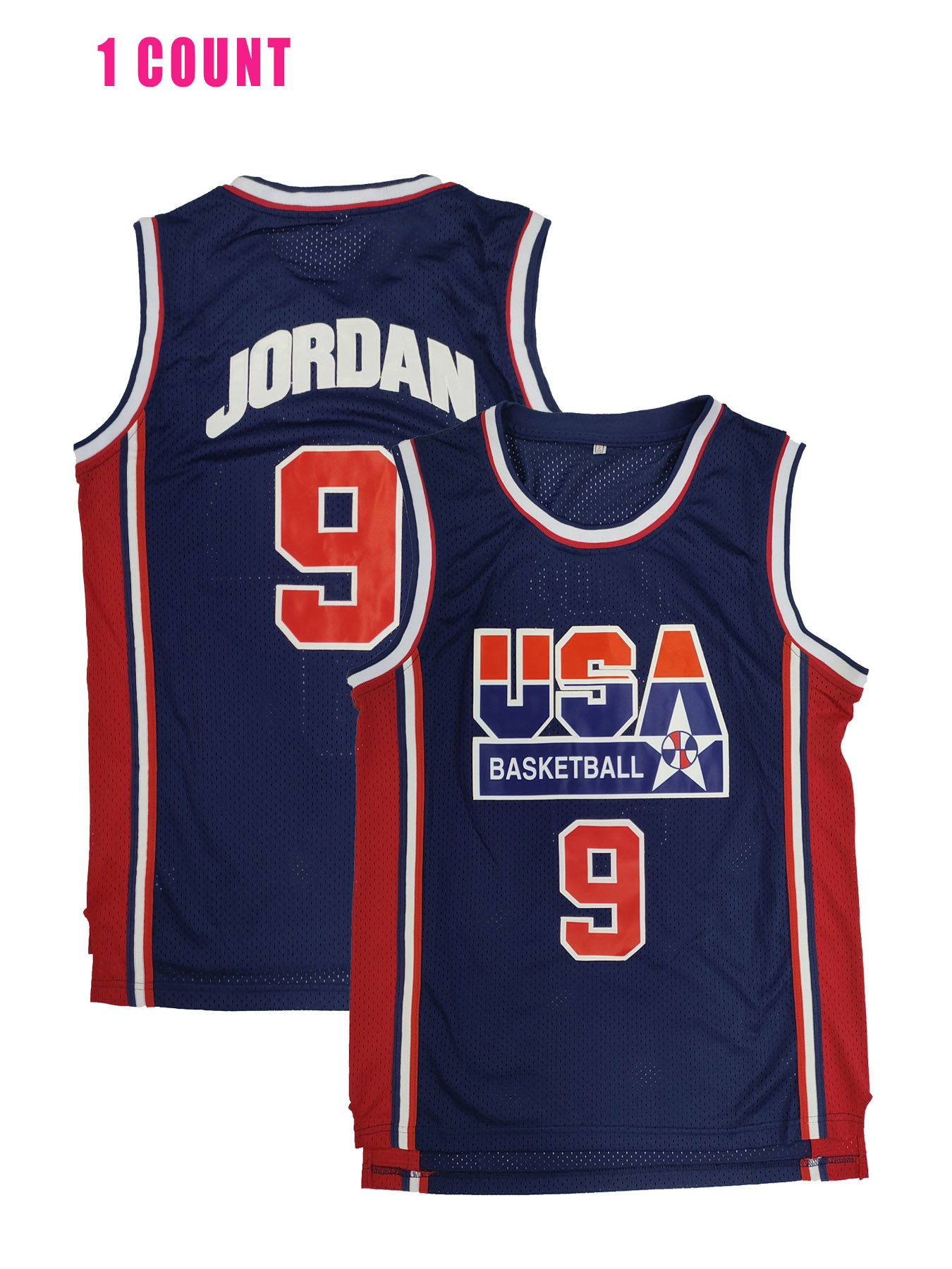In Stock Basketball Jersey Team Usa 1992 Larry Bird John Stockton Johnson White Navy Gift 100% Stitched Embroidered Retro Classic Sportswear Jersey