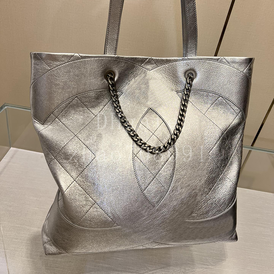 Diamond quality Designer Tote Bag 44CM Calfskin leather Shoulder Bag Luxury shopping bag With box C408