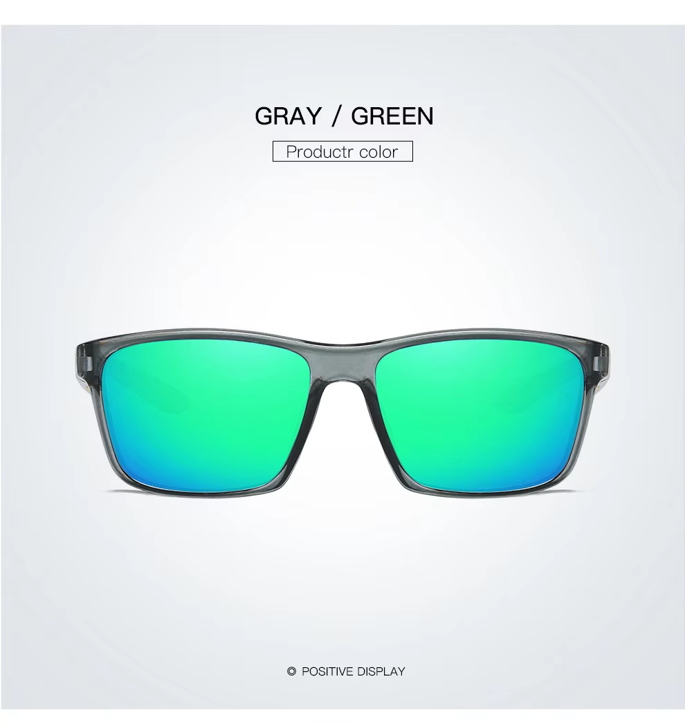 New polarized sunglasses for men and women sports sunglasses square trendy glasses cycling and driving sunglasses