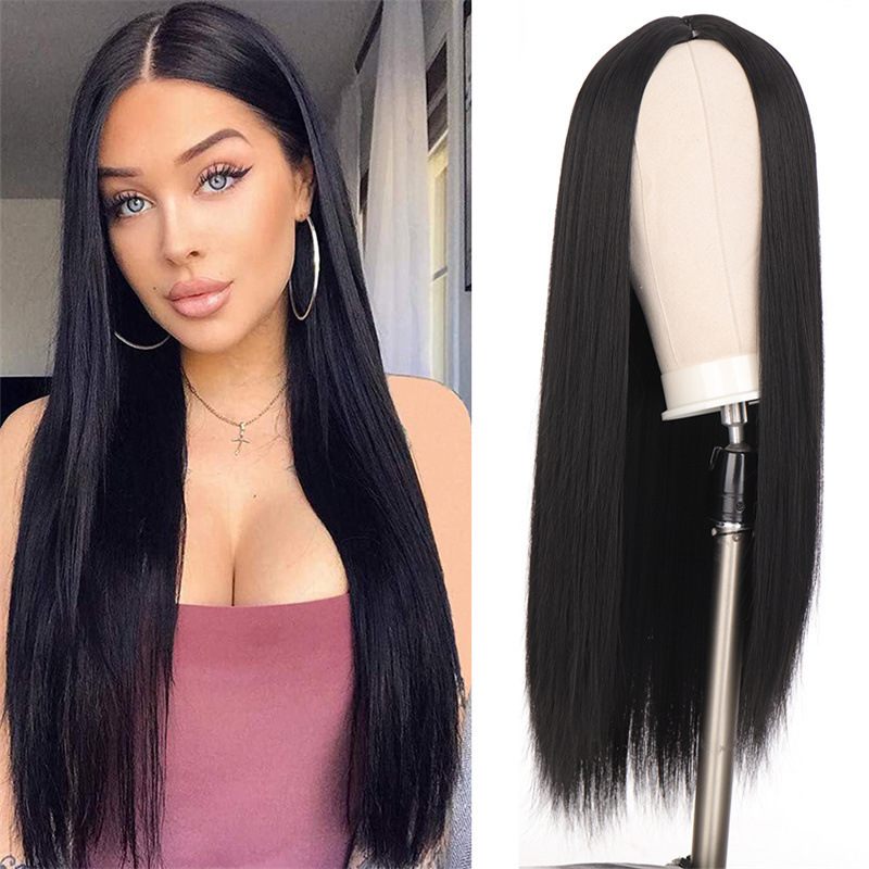 13*4 Lace Front Wigs Straight Wigs with High Quality Synthetic Hair Wigs and Good Texture j18