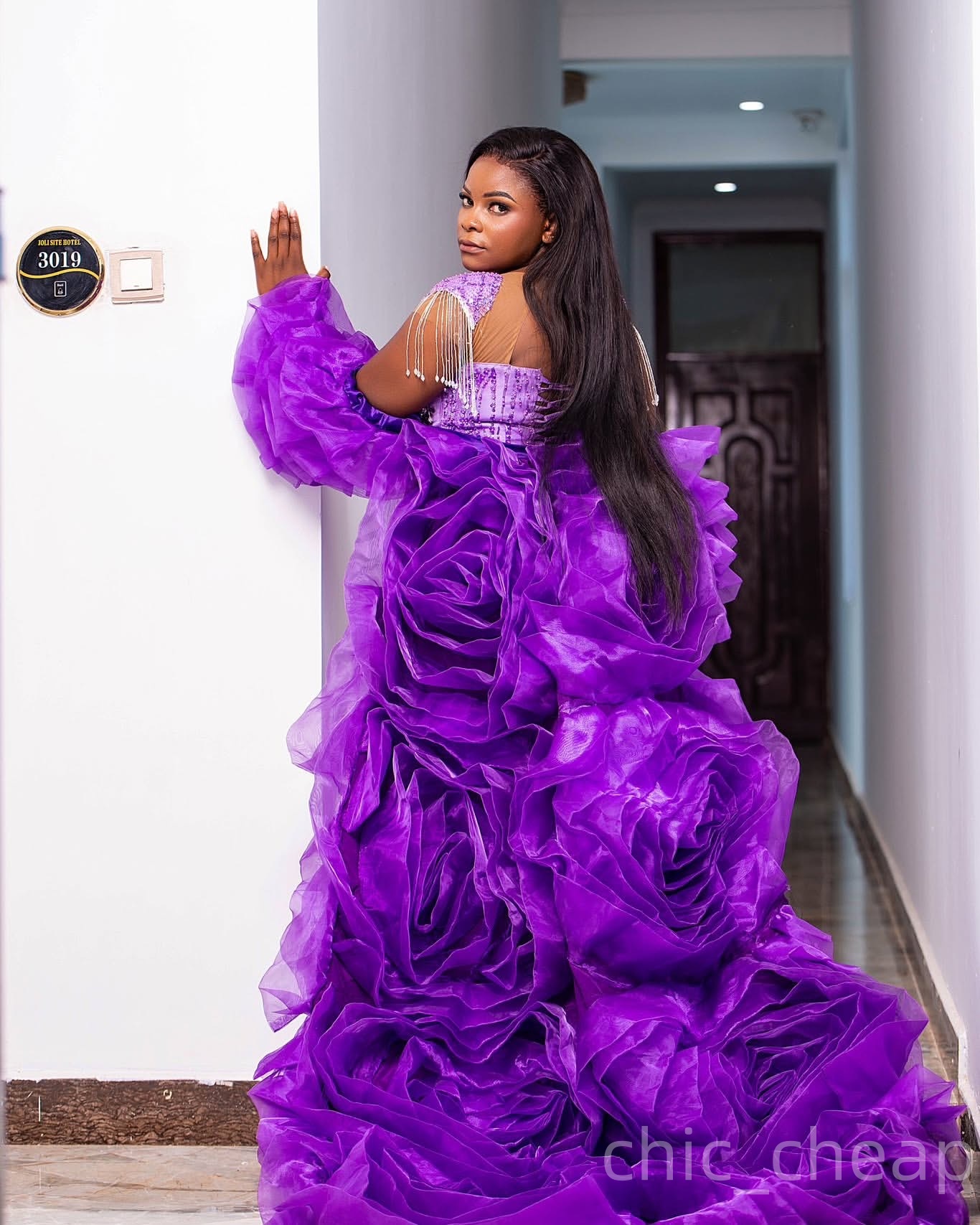 Mermaid Lavender Prom Dresses 2025 Crystals Sequined With A Wrap Evening Formal Party Second Birthday Engagement Gowns Plus Size Dress For Special Occ