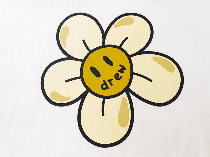 Drew House daisy hoodies white 1372