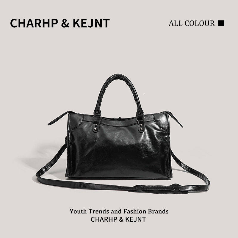 Rivet Motorcycle Bag High-End Feel Baidu Fashion Single Shoulder Crossbody Handbag for Women ddmymoon