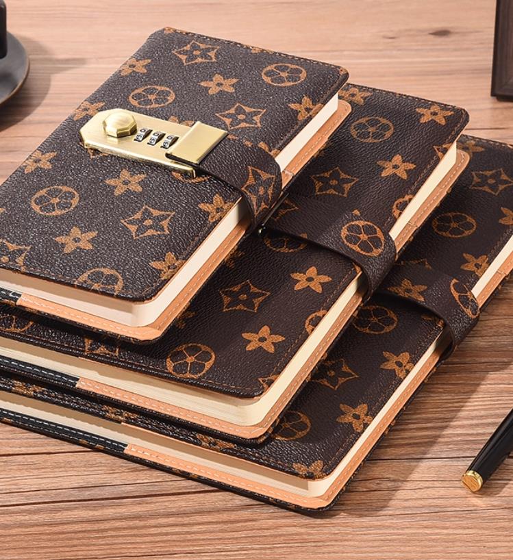 A5A6 Password Book B5 Lockable Notebook Business Office Cute Record Book Study Notebook Journal 250818