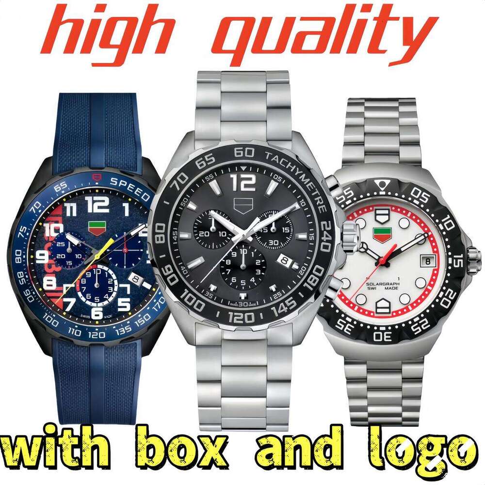 Tagly Hueuer Watch AAA Designer High Quality Watch Tagly Huer Watch F1 Luxury Superclone Aquaracers Watch Chronograph Mens Watch Man Quartz/automatic Watch Box 69b