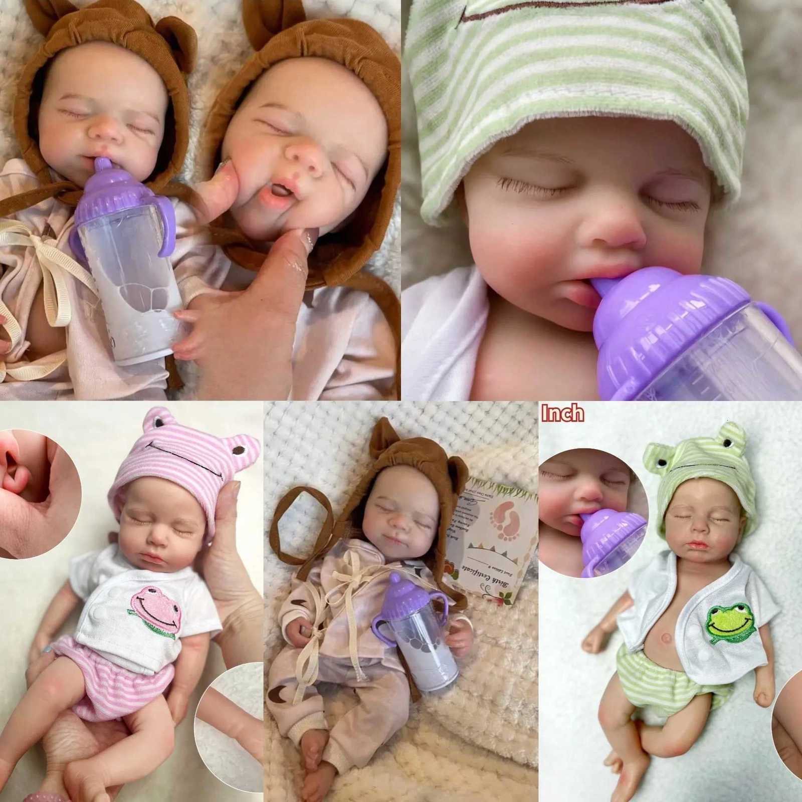 13 Inch Loulou! 3D Painted Able Pascale Solid Silicone Reborn Baby Doll - Newborn Doll Available as Girl or Boy W250818