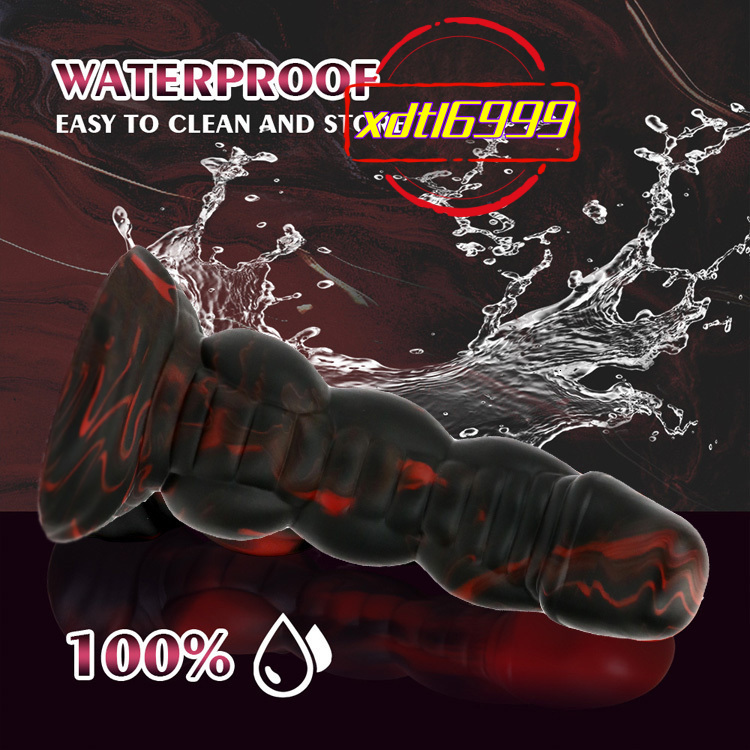 New Hellfire Color Silicone Dragon Dildo Long Monster Huge Anal Sex Toy with Suction Cup for Adult Men and Womens Fantasy Dildo
