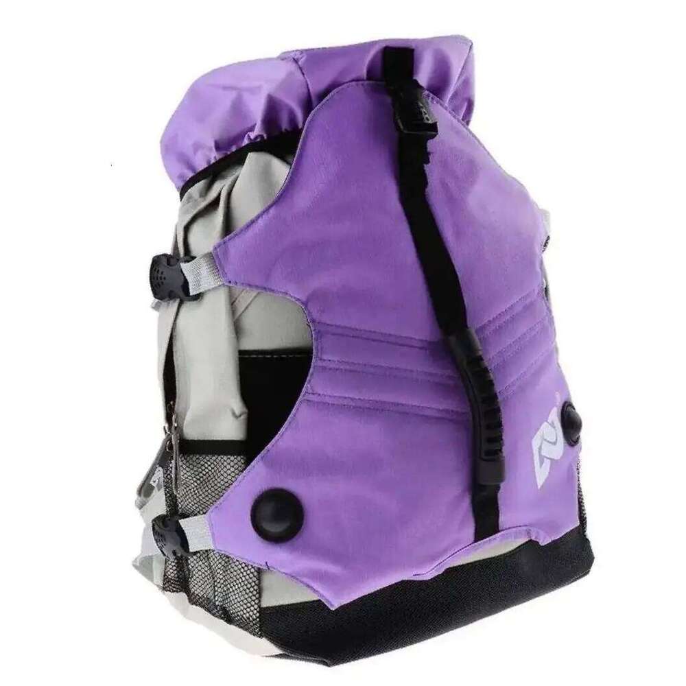 Unisex Professional Roller Skates Backpack Fashion Outdoor Nylon Durable Backpack Multi-pocket Sports Bags