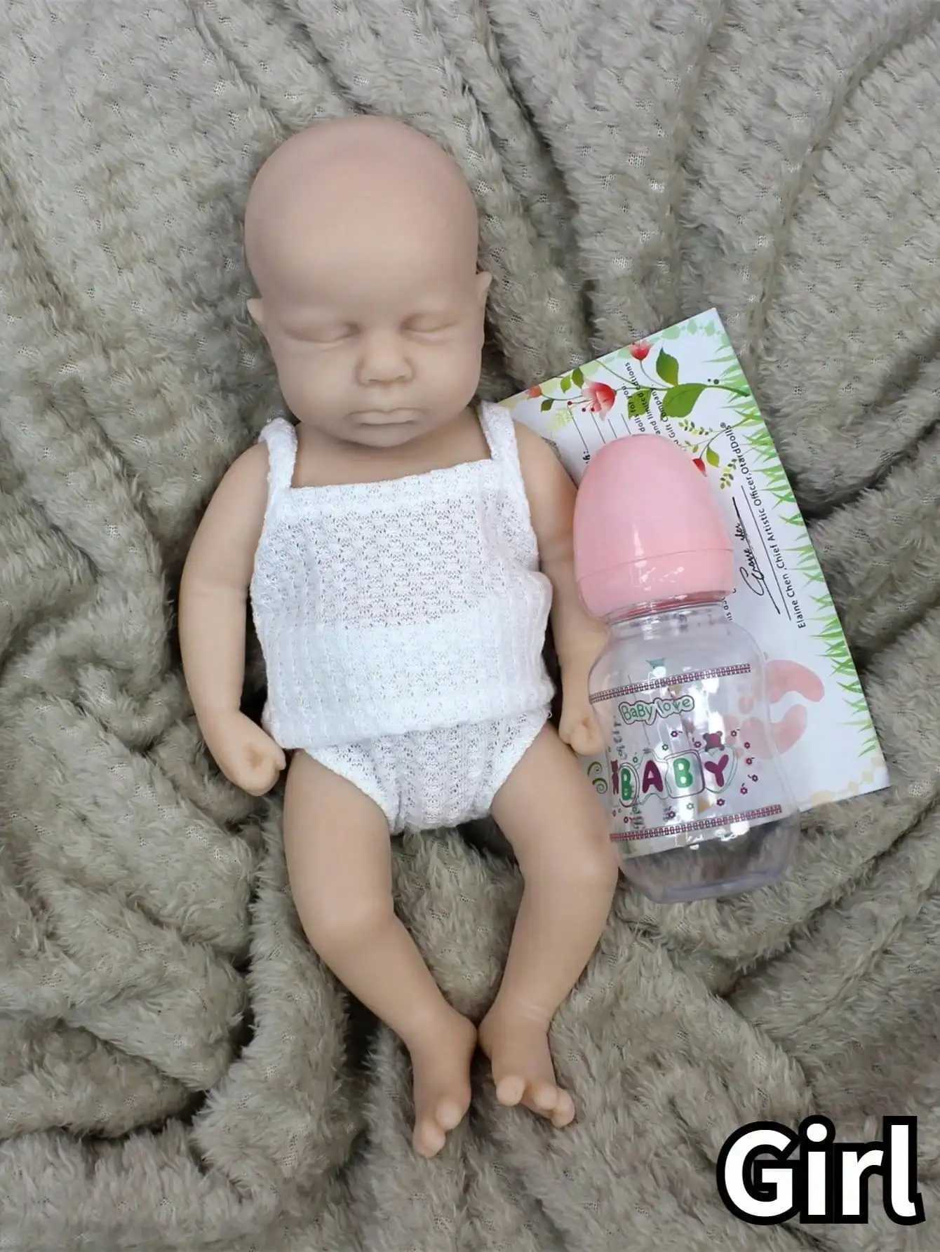 13 Inch Loulou! 3D Painted Able Pascale Solid Silicone Reborn Baby Doll - Newborn Doll Available as Girl or Boy W250818