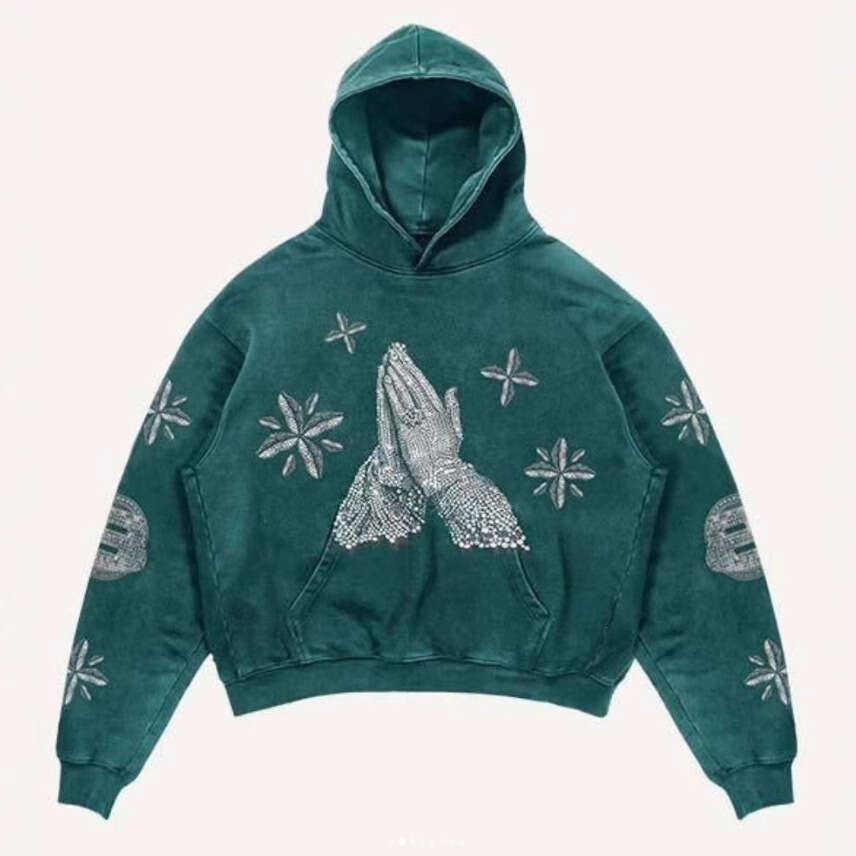 New High Street Cool Hooded Sweatshirt Gothic Harajuku Y2K Unisex Hoodie
