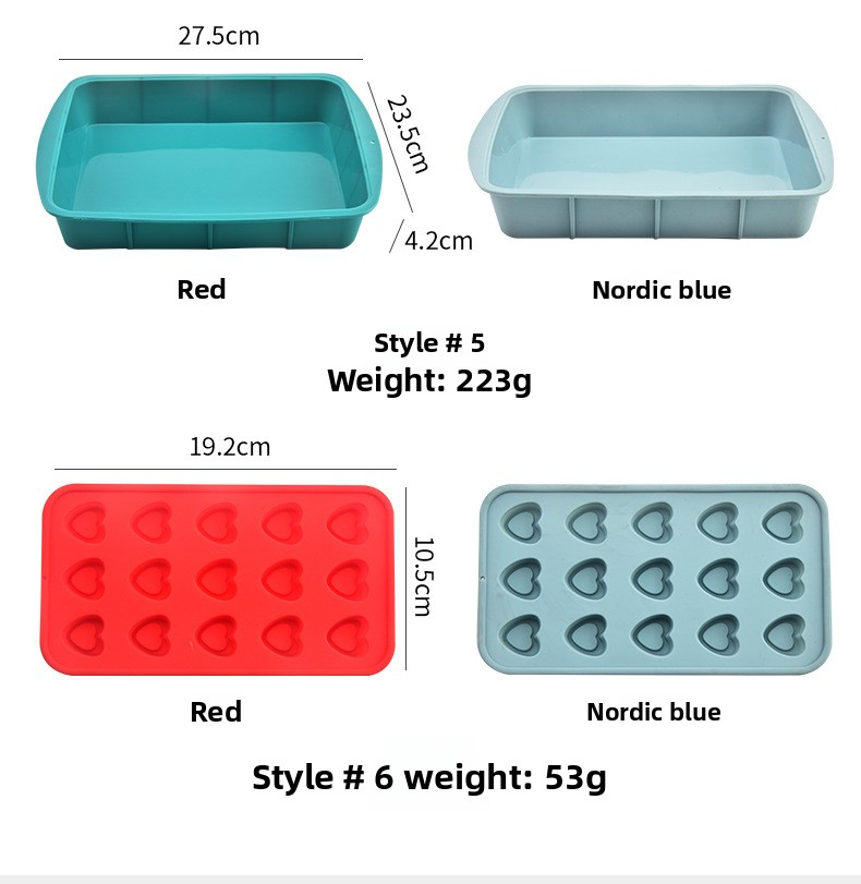 Silicone Baking Tray for Air Fryer - Non-Stick & Easy-to-Clean Round Pan baking tools Factory wholesale