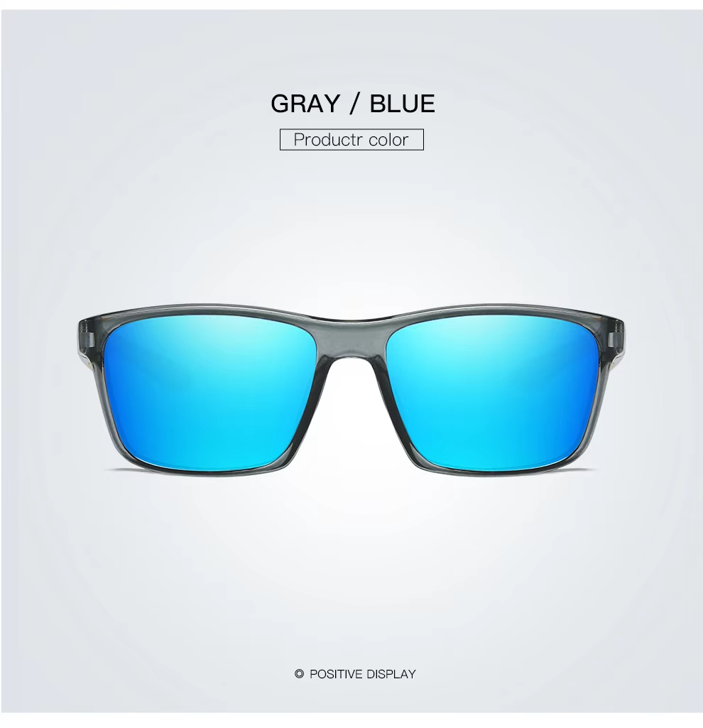 New polarized sunglasses for men and women sports sunglasses square trendy glasses cycling and driving sunglasses