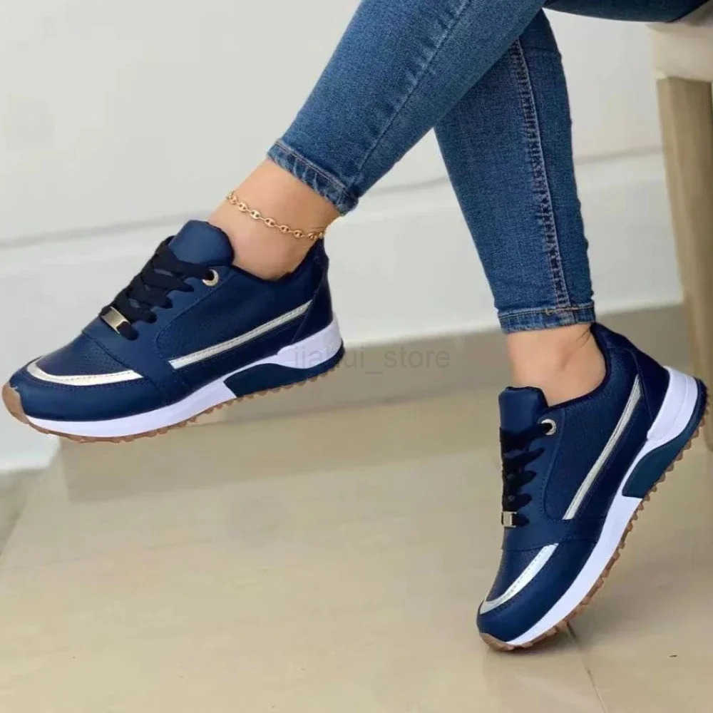 Women Casual Sneakers Summer New Fashion Breathable Mesh Lace Up Sports Shoes for Women Platform Ladies Walking Ladies Shoes M250818