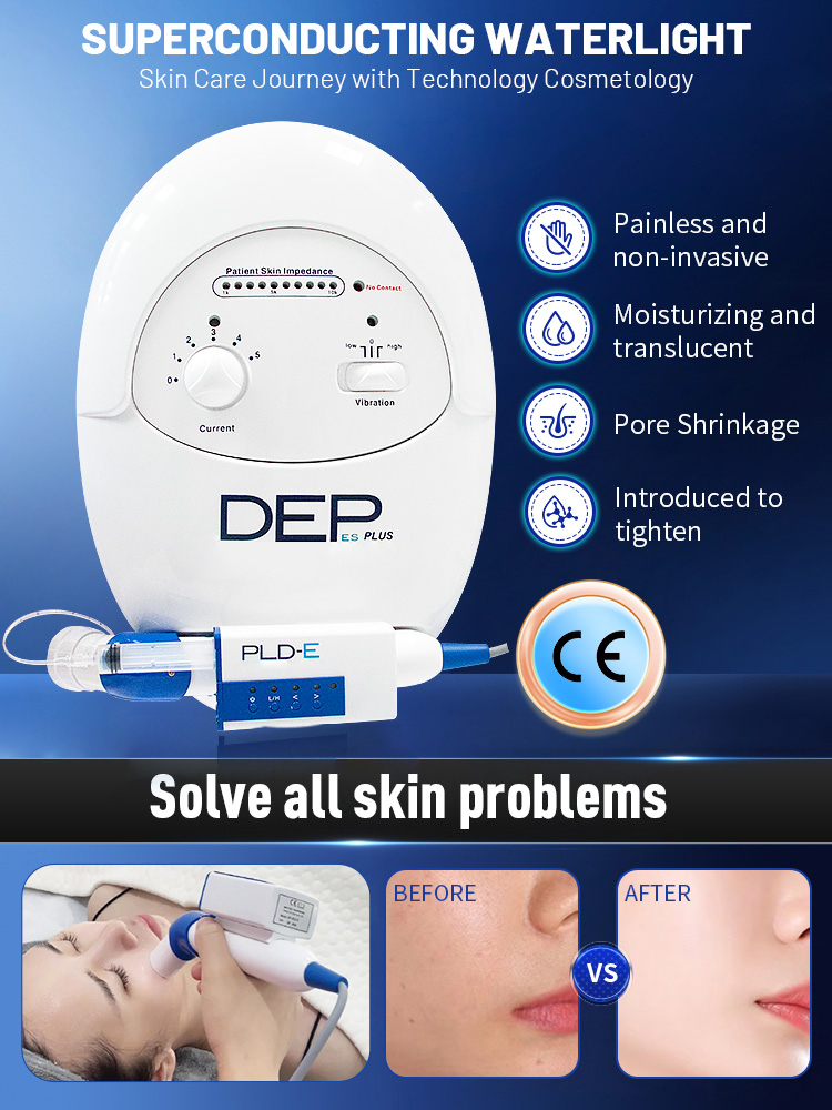 Professional Multi-functional Non-invasive Electroporation Water-light Device Facial Lifting Firming skin hydration