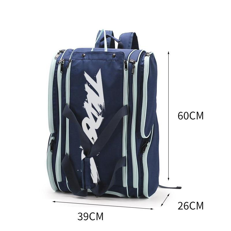 Pickleball Bag - Backpack Duffle Bag for Pickleball Paddles Accessories - Holds 4 Paddles - Includes Fence Hook - Choose from Multiple Colors.