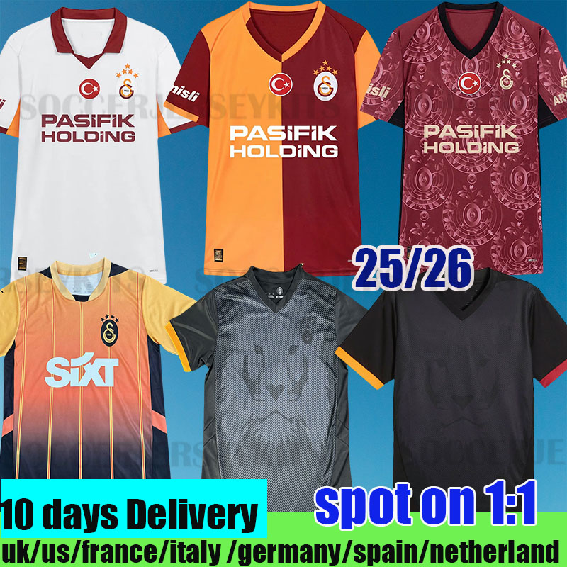 Galatasaray 120th Anniversary Fourth Kit soccer jerseys 2025 2026 turkey ZAHA ICARDI ZANIOLI BAKAMBU ZIYECH TETE DEMIRBAY BARDAKCI men kids Kits football shirt
