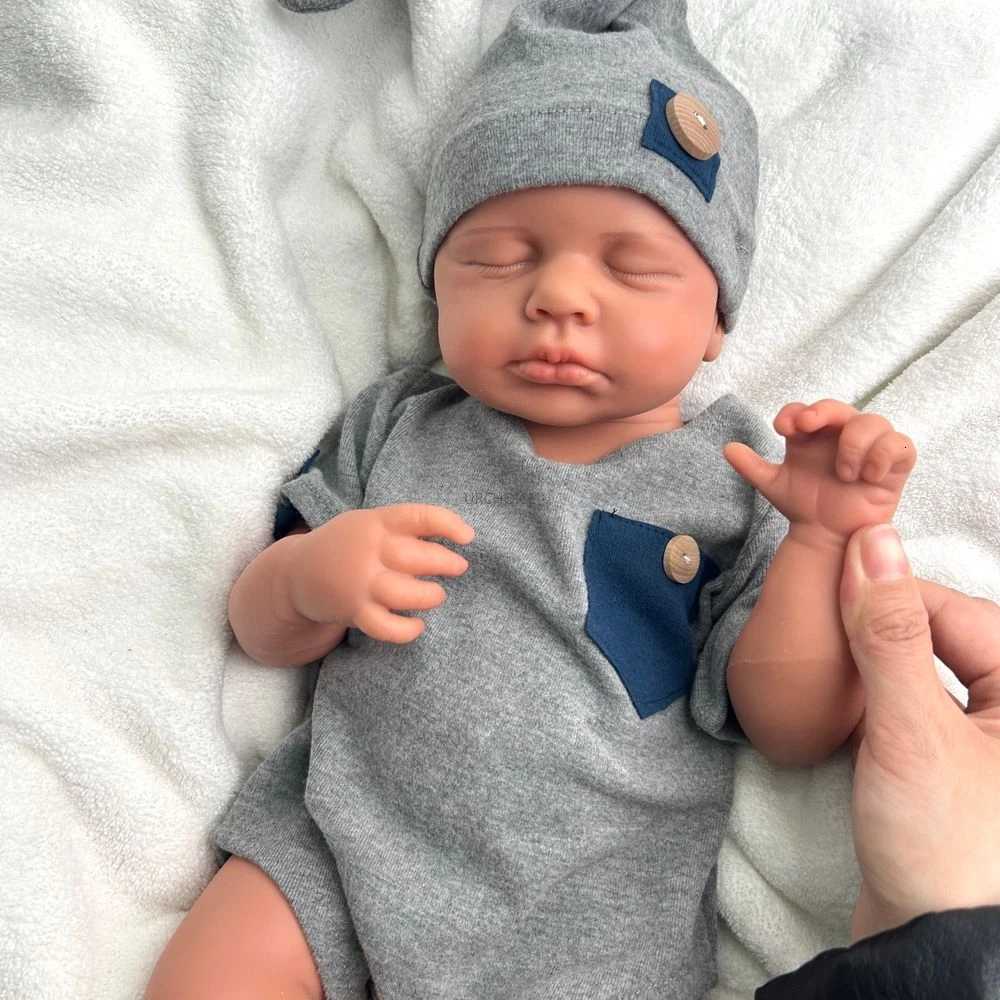 20 Inch Heng Silicone Reborn Baby Girl Boy Cuddly Washable Newborn Doll for Depression Loneliness Support Collection Toy Z250818