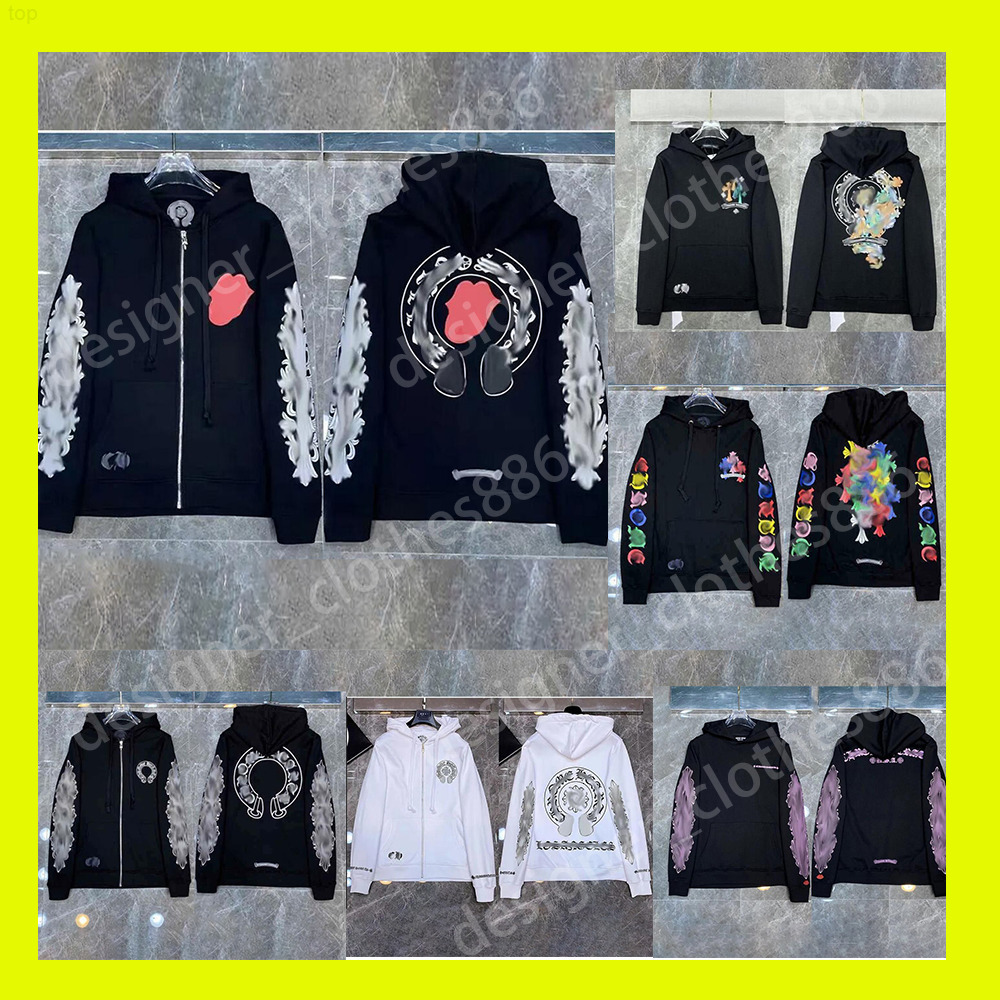 chrome heartshoodie designer zipper hoodies men jackets hoodie long sleeves jacket loose outwear coats shoodie s hoody mens woman cl crome hearts chromehearts EJWJ