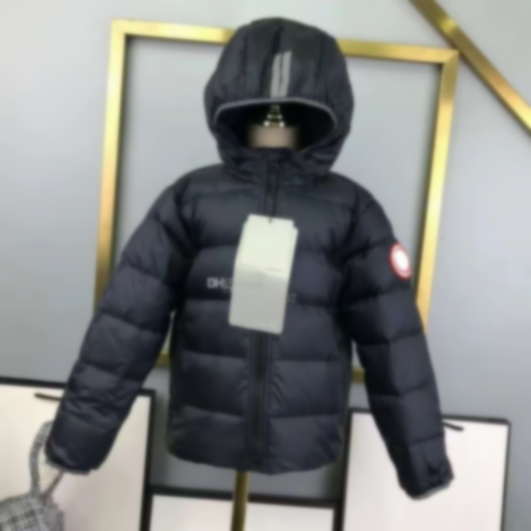 kids designer clothes hooded kids coat girl pink hoodies coats kid down coat luxury girl boy winter jackets child clothe school 100% goose down filling