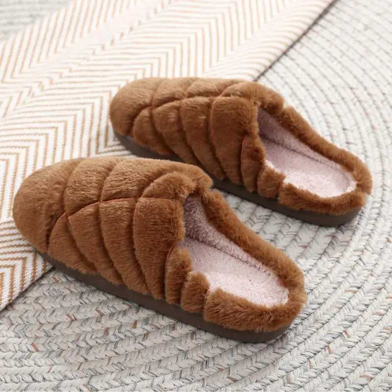 Fluffy Wens Slippers He Winter Casual Designer Wan Shoes Flat Plush Warm Indoor Elegant Fuzzy Fur Slides Fion Y250818