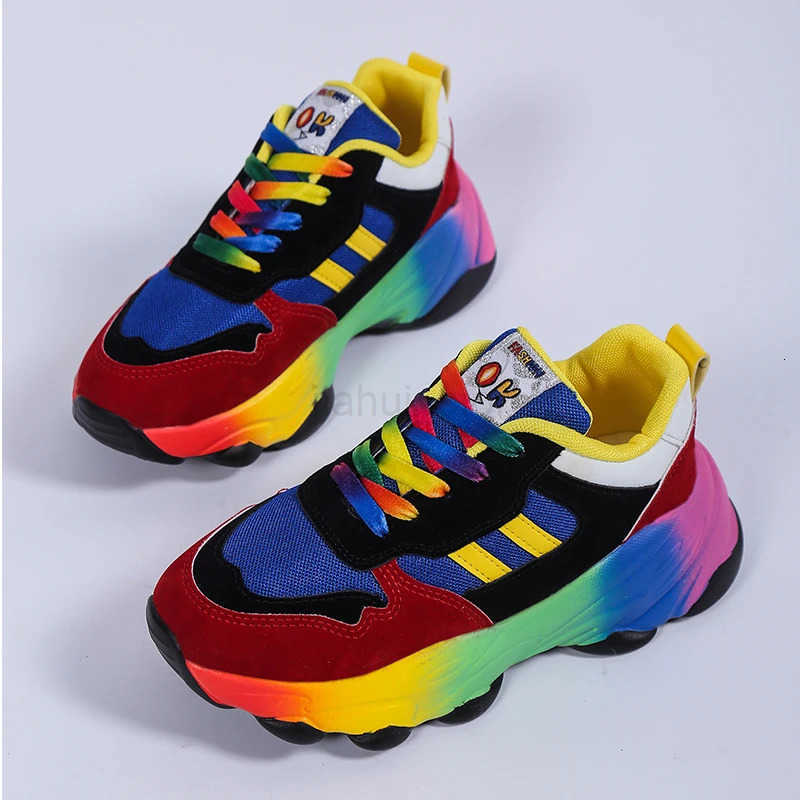 Women Sneakers Summer Womens Vulcanized Shoes Round Toe Color Contrast Sports Shoes Ladies Lace Up Casual Sports Shoes M250818