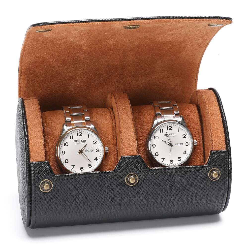Card High-End Genuine Feel Leather 1/2/3 Slot Watch Storage Jewelry Box
