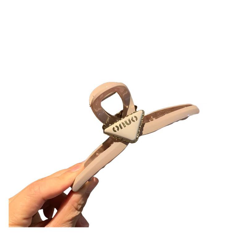 Large Size French Triangle Hair Clip Shark Clamp Women's Back of Head Hair Accessories Early Autumn New Style Hair Grips Hair Accessories