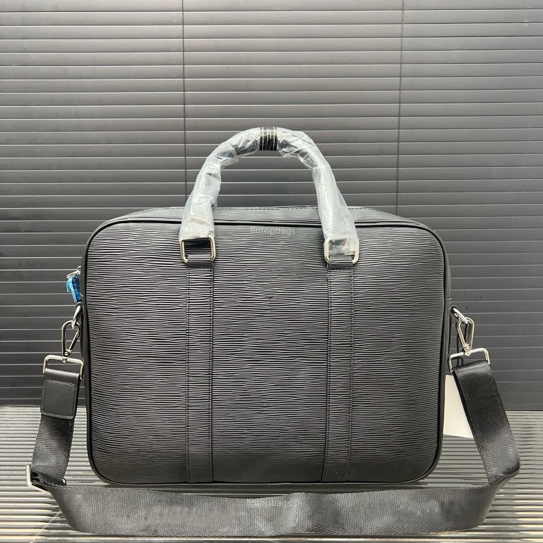 Luxury designer ripple handbag laptop bag briefcase classic and versatile crossbody bag handbag shoulder bag messenger bag business bag document case